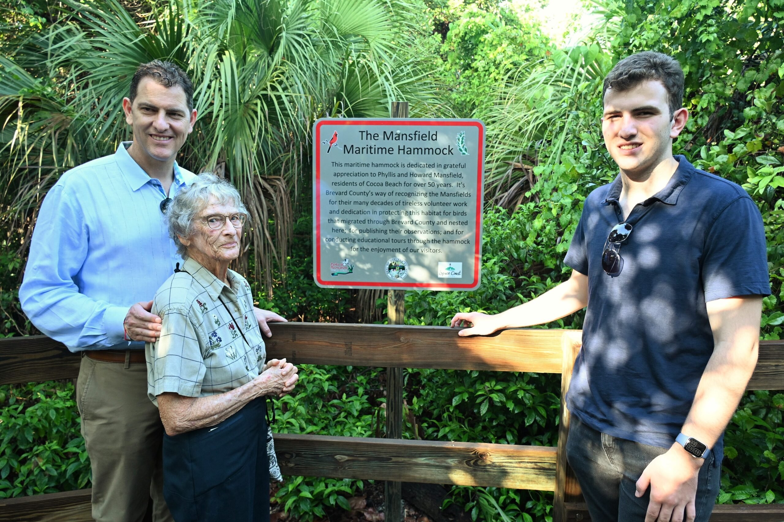 New Mansfield Maritime Hammock sign with Phyllis