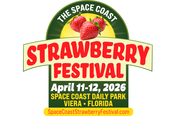 Space Coast Strawberry Festival Logo