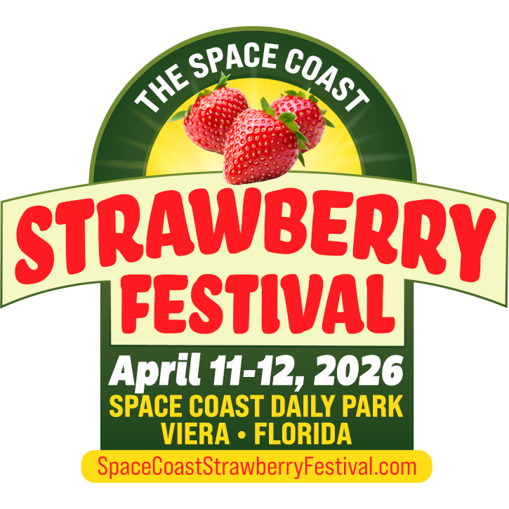 Space Coast Strawberry Festival Logo