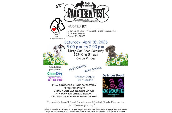 42nd Bark Brew Fest Flyer