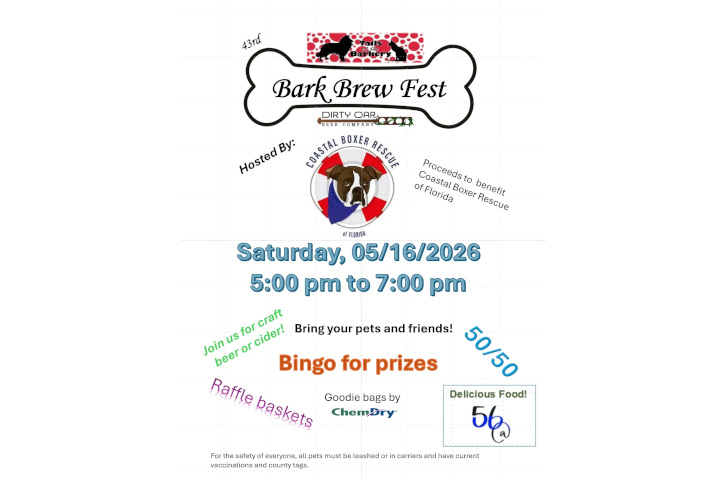5/16/26 Bark Brew Fest Flyer