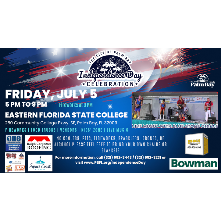 City of Palm Bay Independence Day Celebration Visit Space Coast