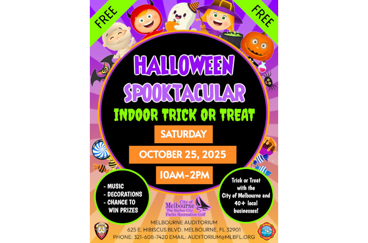 Halloween Spooktacular Indoor Trick or Treat Flyer