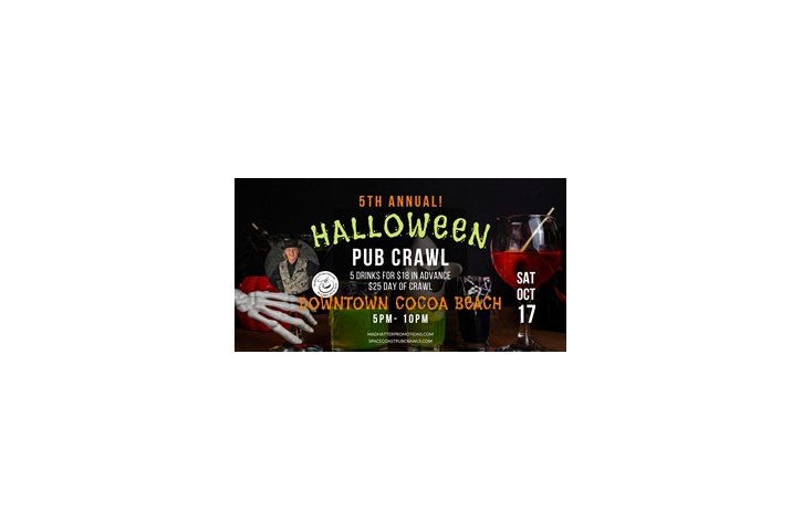 5th Annual Halloween Pub Crawl Flyer