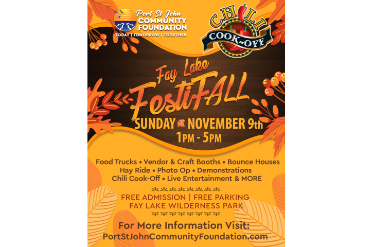 Fay Lake FestiFALL & Chili Cook-Off Flyer