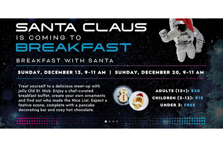 Breakfast with Santa at the Space Bar 1