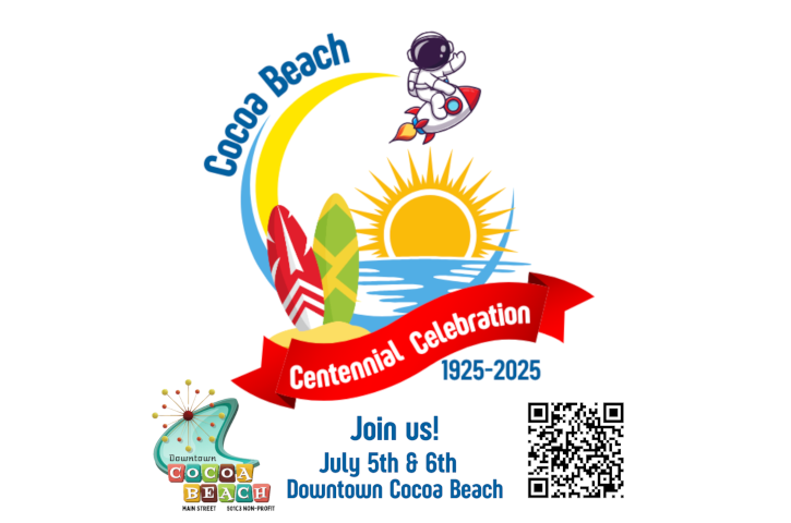 cocoa beach centennial celebration logo