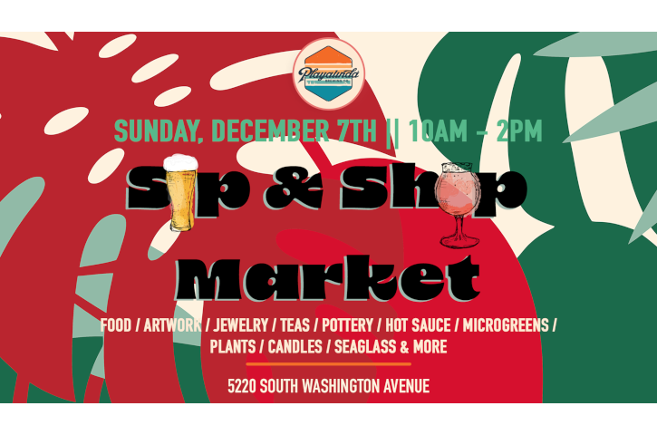 Sip & Shop Market Winter Edition Flyer