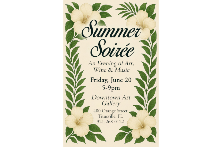Summer Soiree An Evening of Art, Wine and Music 1