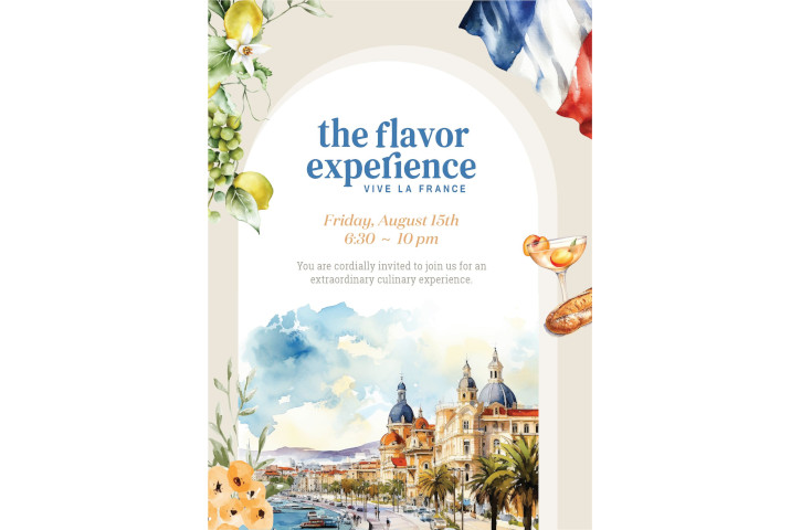 The Flavor Experience - Vive La France Flyer