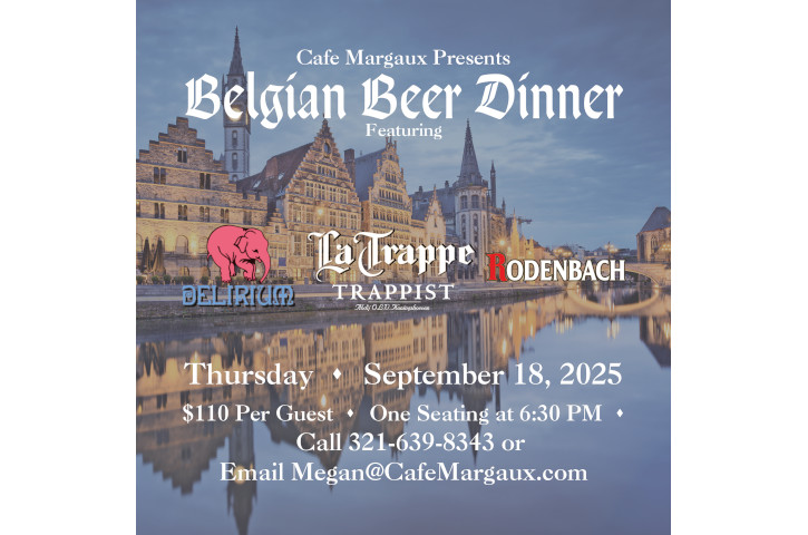 Belgian Beer Dinner Flyer