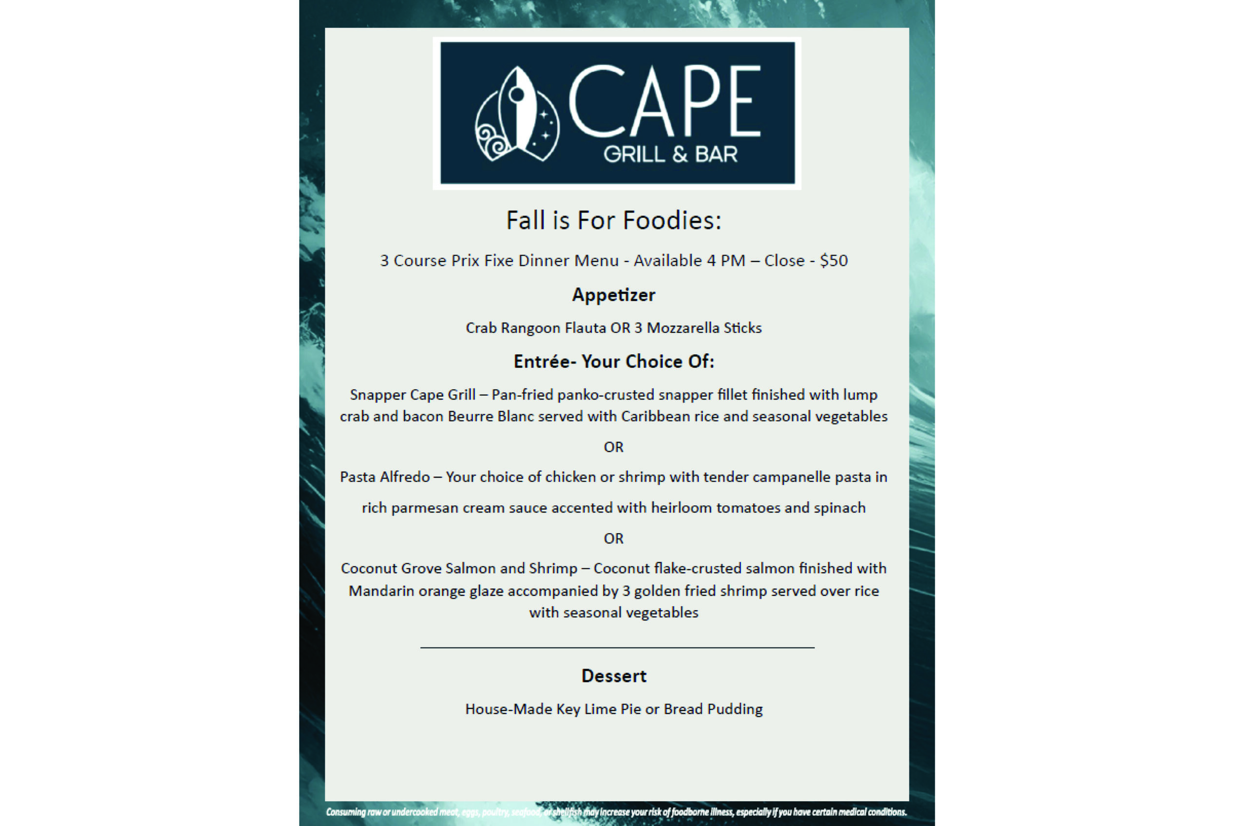 Cape Grill fall is for foodies 2025