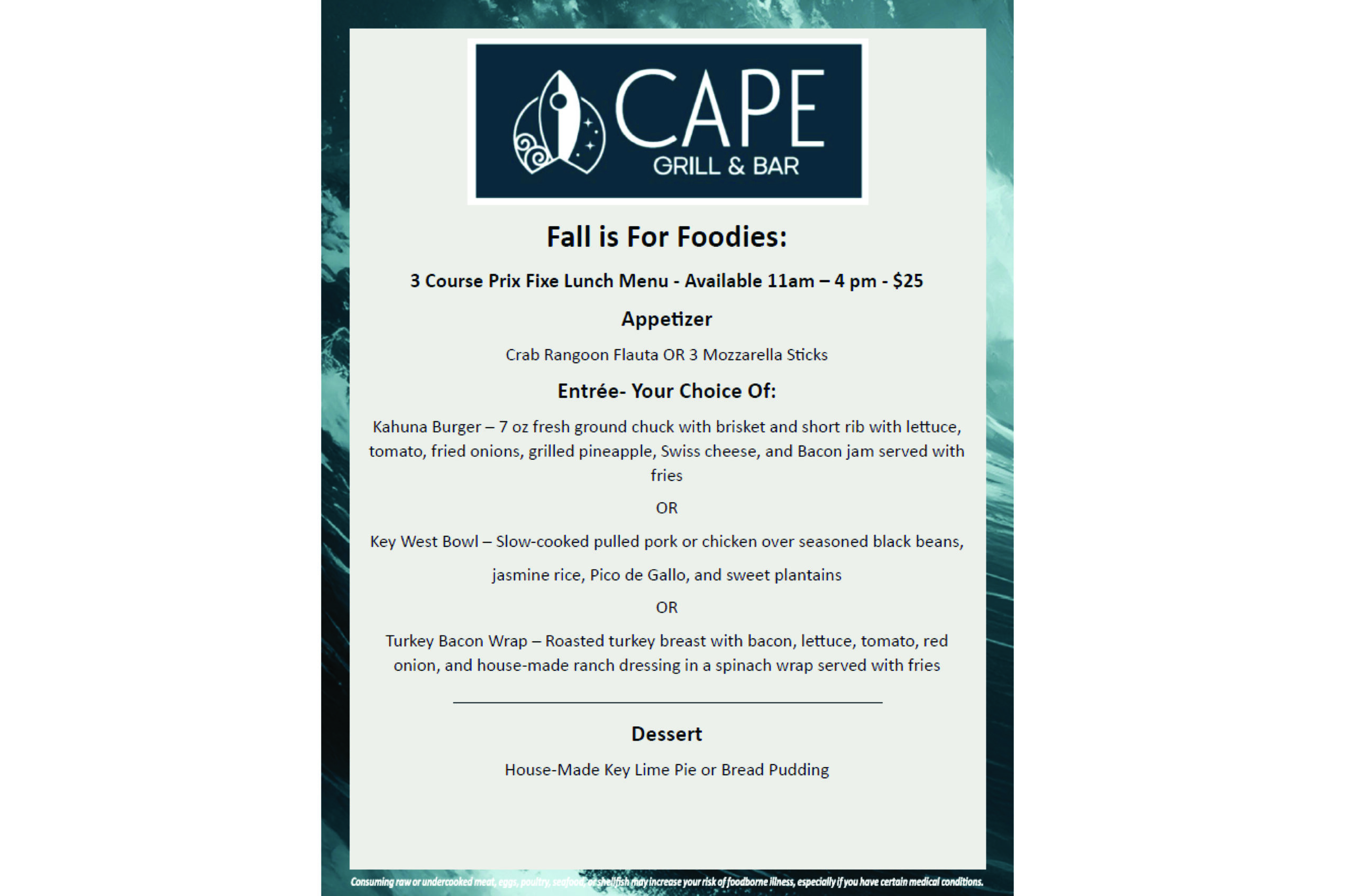 Cape Grill fall is for foodies 2025