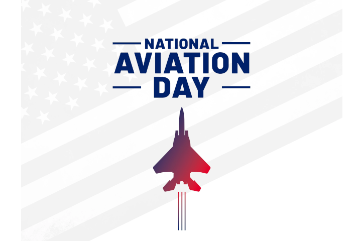 National Aviation Day Banner