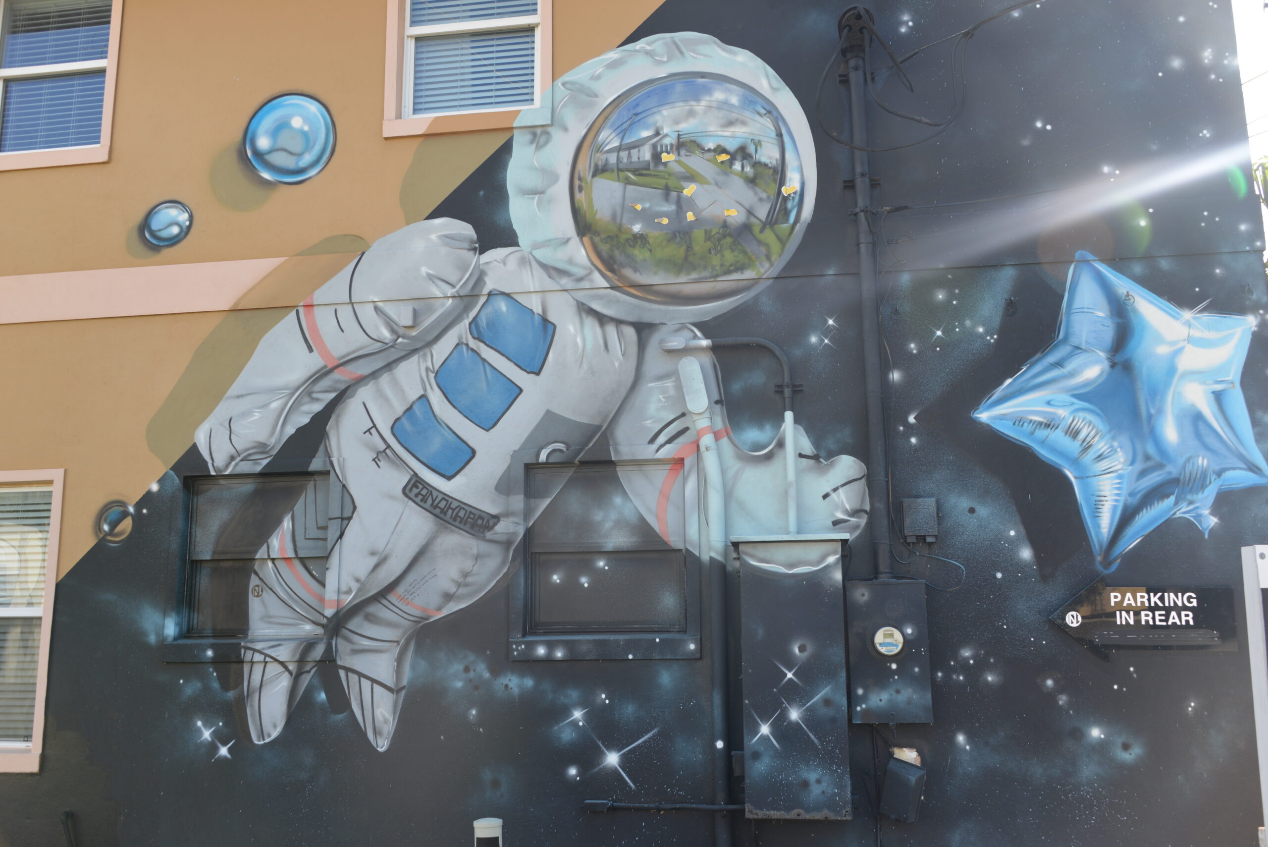 mural in Eau Gallie Arts District