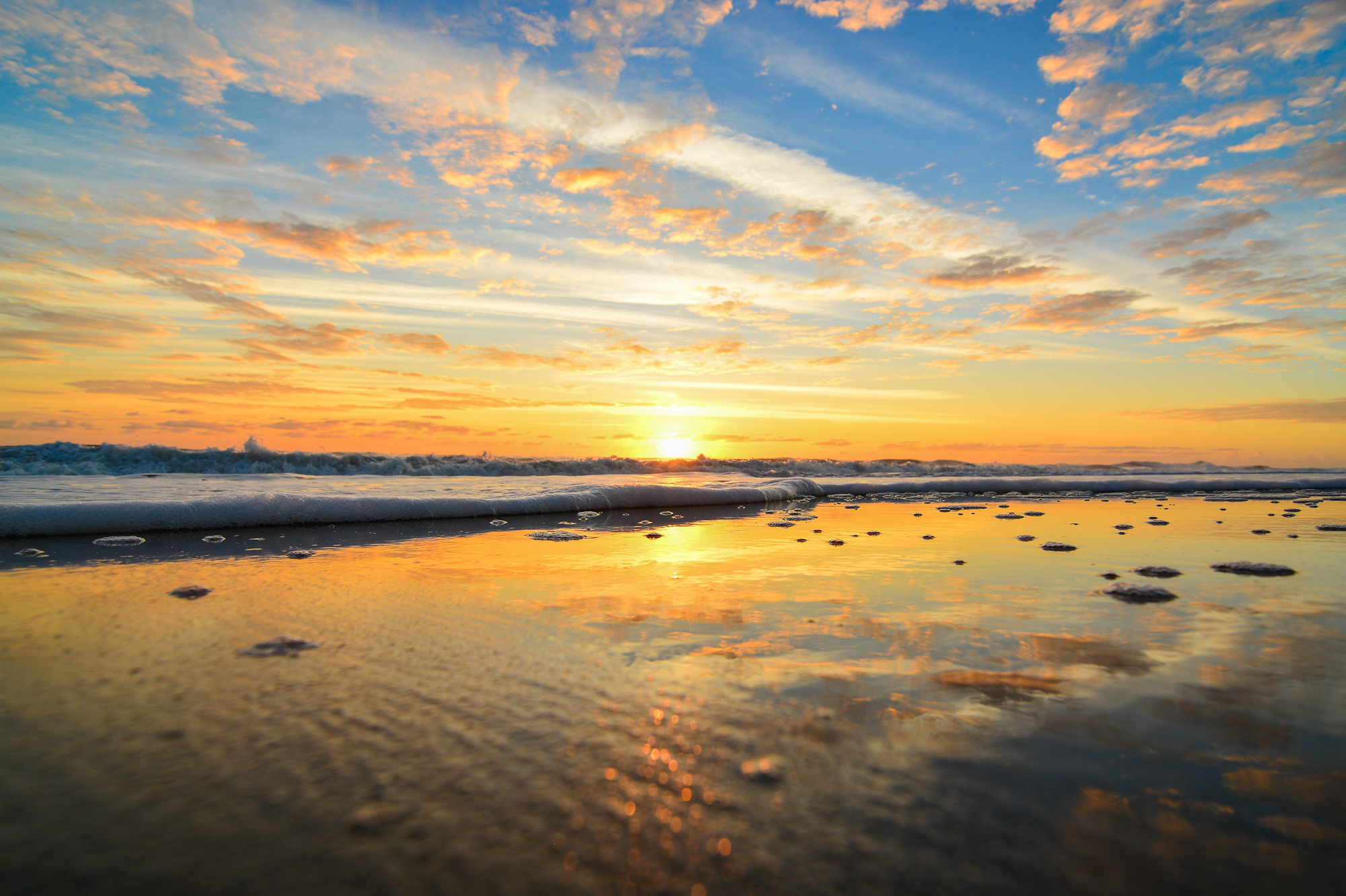 sunrise on melbourne beach