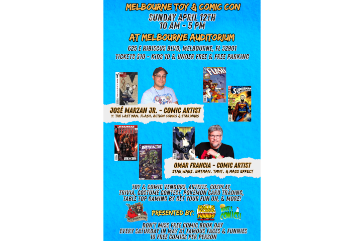 Melbourne Toy and Comic Con Flyer 2