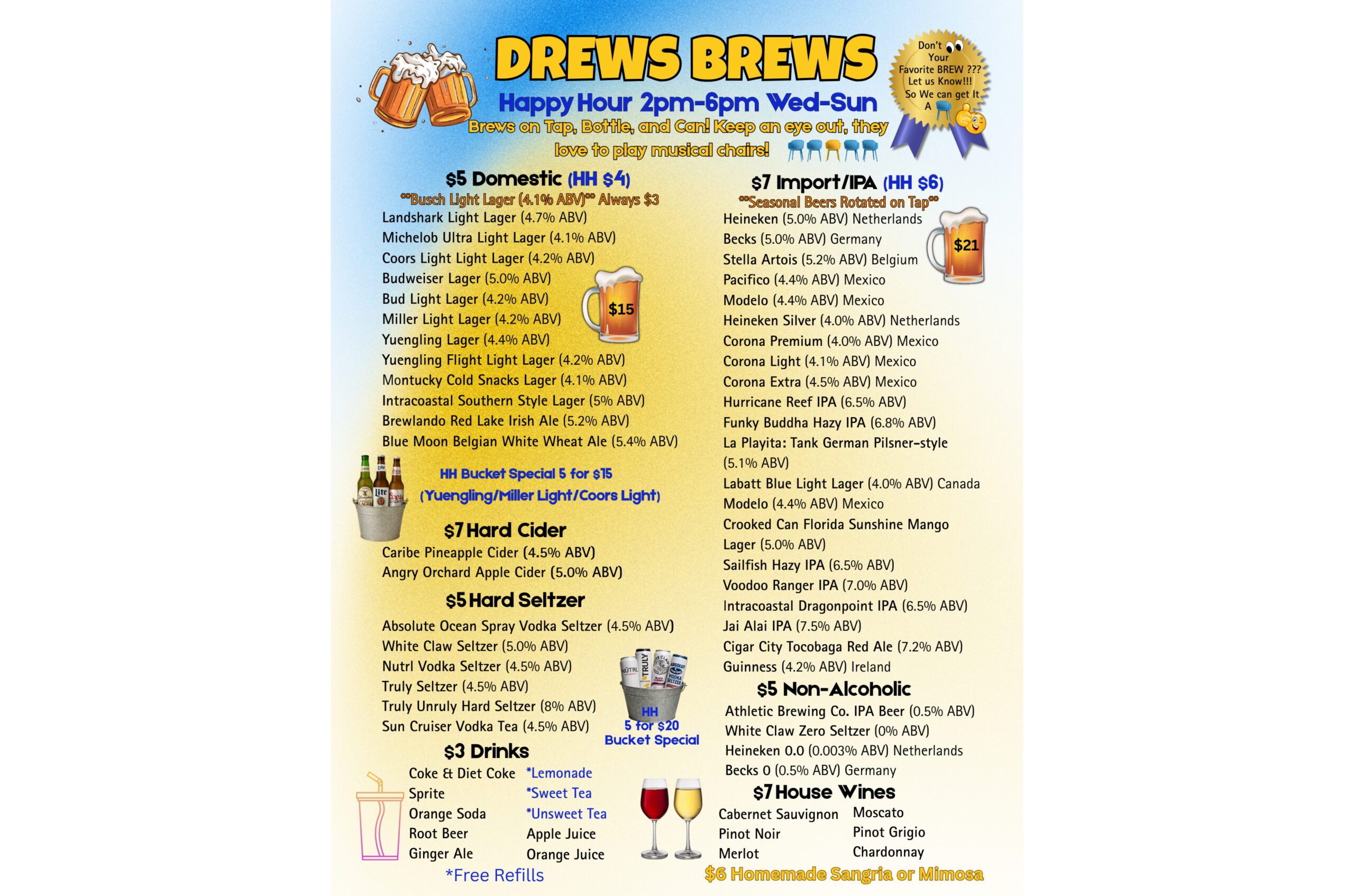 Drews Brews 2025 fall is for foodies