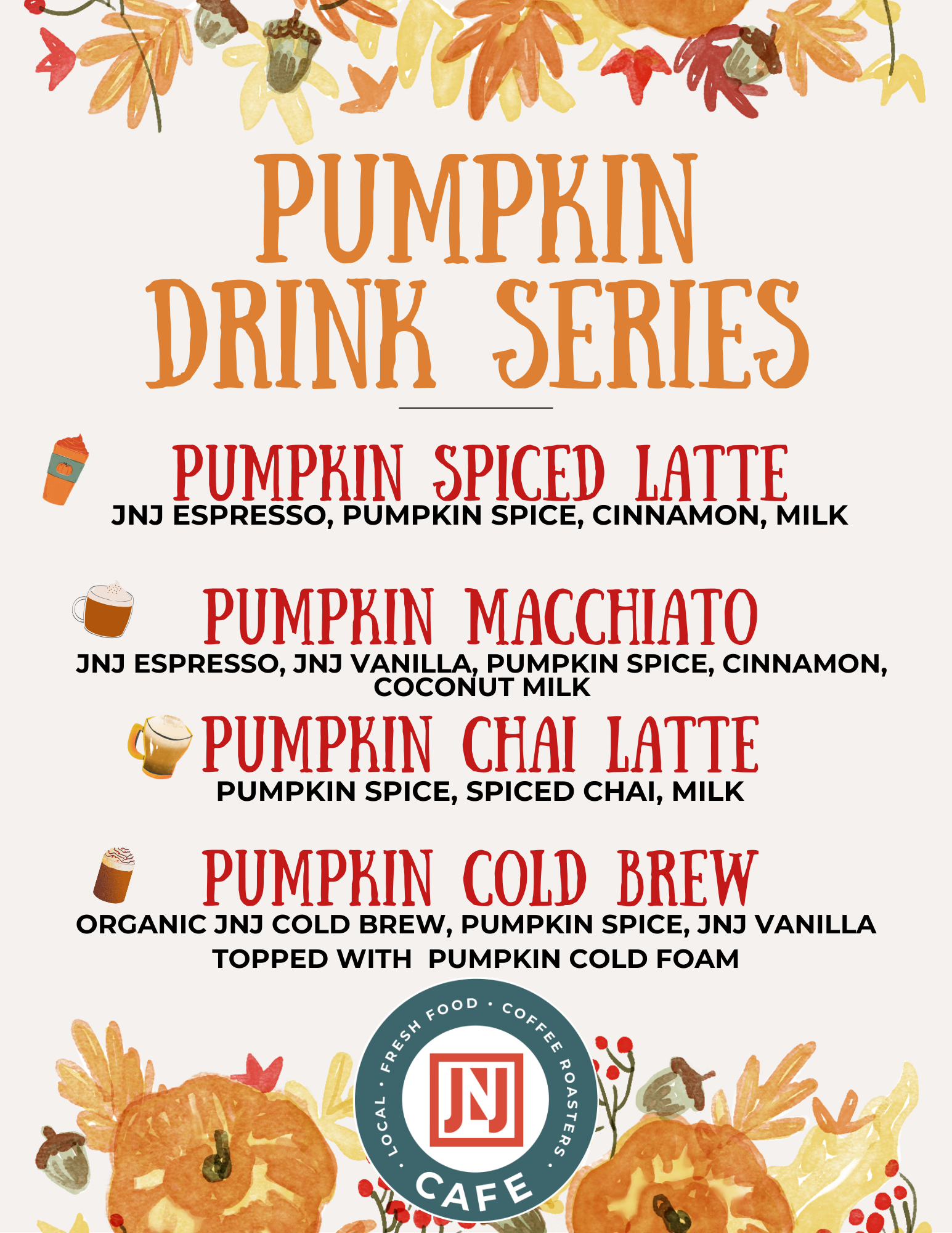 Juice n java cafe fall is for foodies 2025