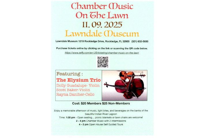 Chamber Music on the Lawn Flyer