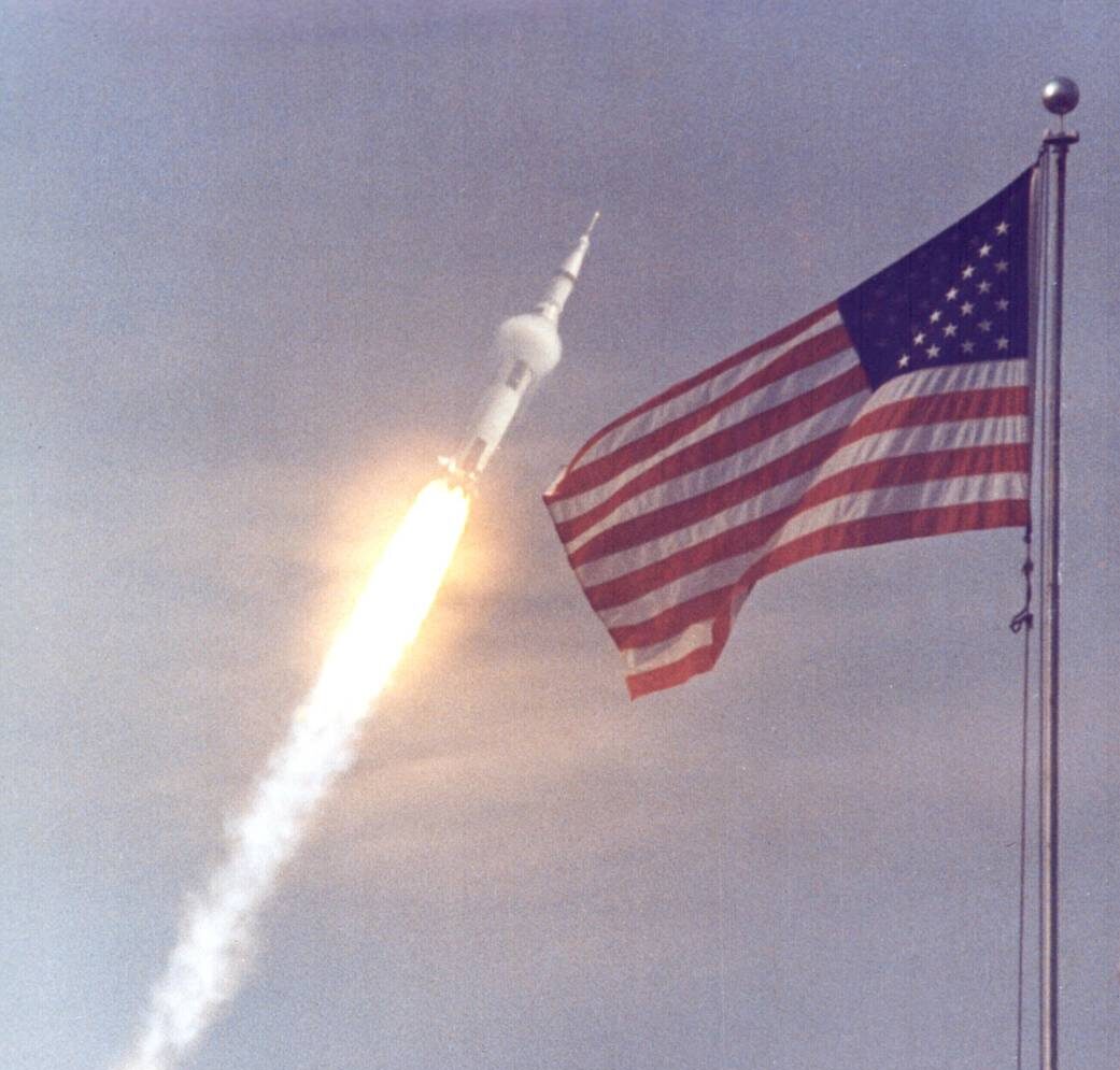 Apollo 11 launch image credit NASA