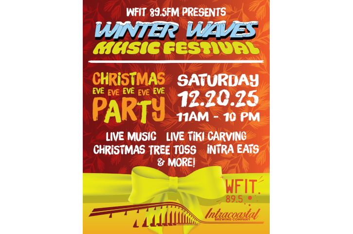 WFIT Presents The Winter Waves Music Festival at Intracoastal Brewing Company Flyer