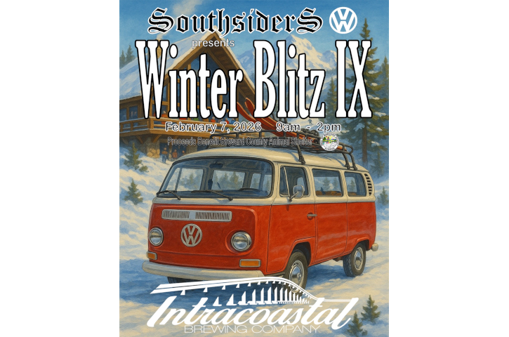 Southsiders VW Winter Blitz IX at Intracoastal Brewing Company Flyer