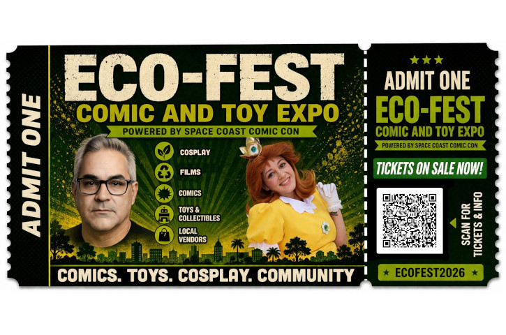Ecofest Comic and Toy Expo Flyer 2