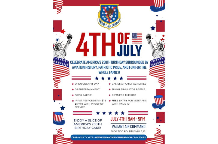 America 250 A Warbird Salute Flyer