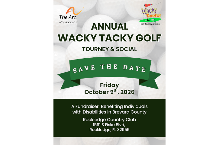 Wacky Tacky Golf Tournament & Social Flyer