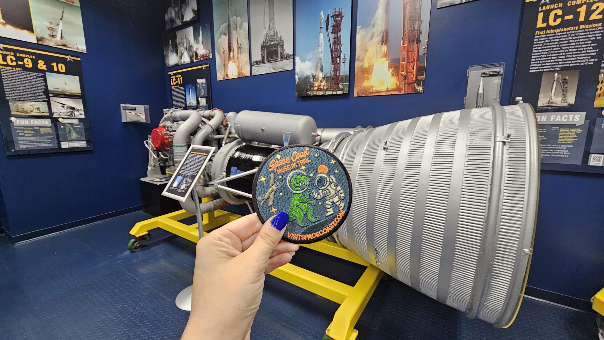 space coast museum patch at the sands space history center